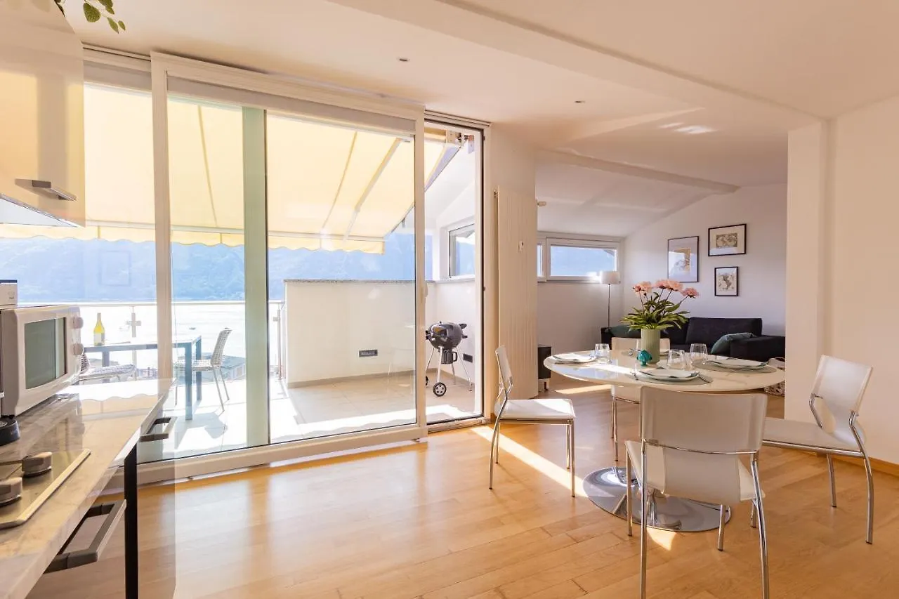 Apartment Casa Elea_ Panoramic Attic In City Center Campione d'Italia Italy